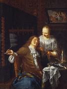Paulus Moreelse Lady and Cavalier Germany oil painting artist